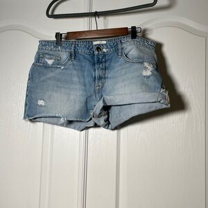 Frame Denim Light Blue Shorts